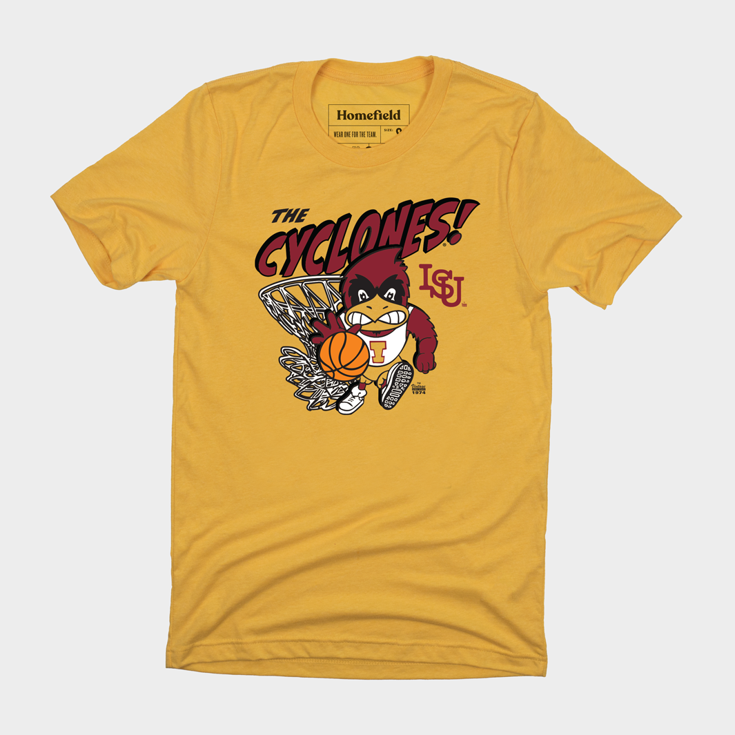 Vintage Cyclones Basketball Tee Hoodie, Sweatshirt | PureTeeCo.com