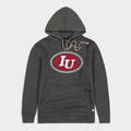 Retro IU Oval Hoodie T-Shirts, Sweatshirt | PureTeeCo.com (Image 1)