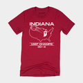 IU 1987 Basketball Champs Crimson Tee Hoodie, Sweatshirt | PureTeeCo.com