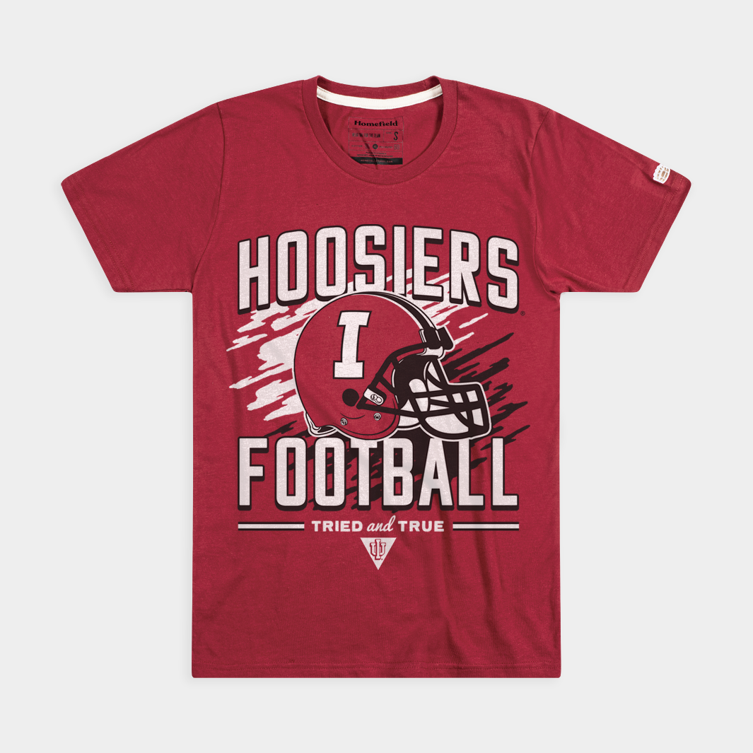 IU Hoosiers "Tried and True" Football Tee Style001 Hoodie, Sweatshirt | PureTeeCo.com