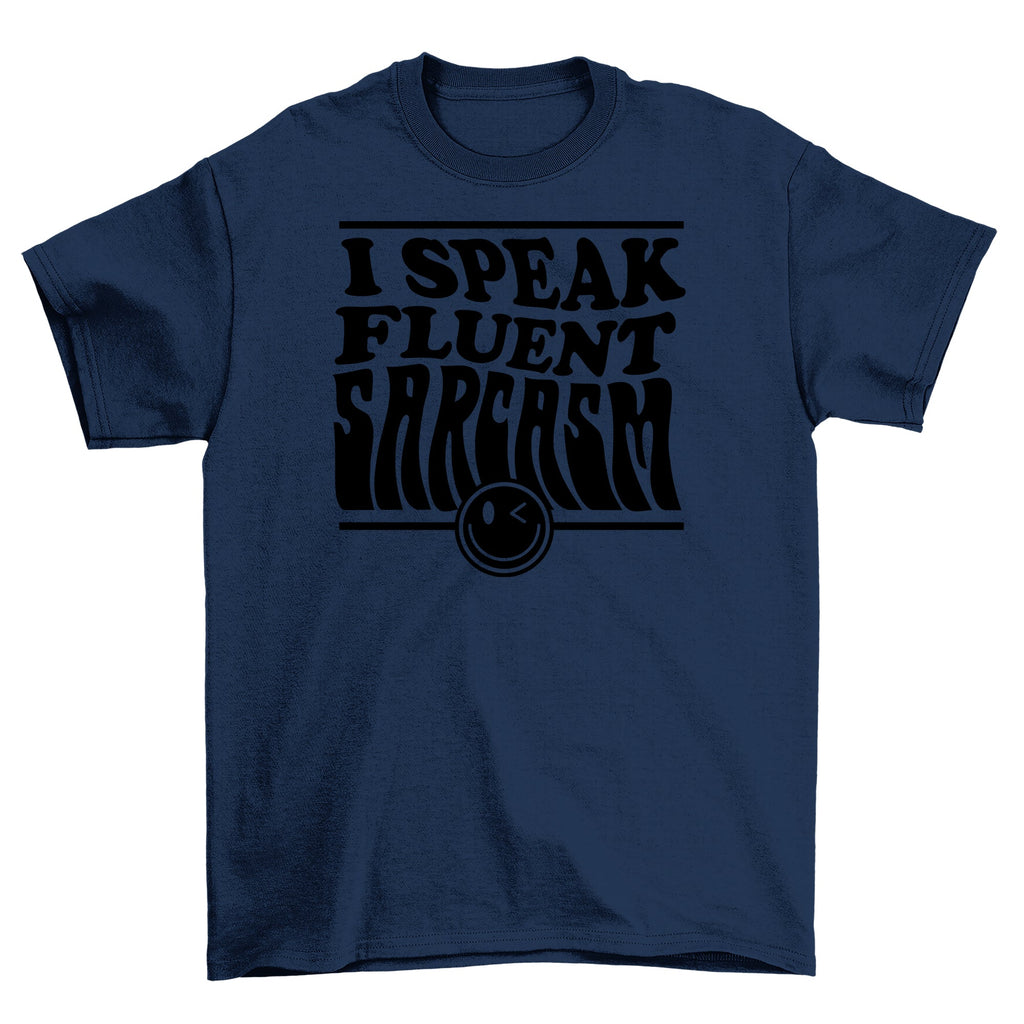 I Speak Fluent Sarcasm Tee Hoodie, Sweatshirt | PureTeeCo.com (Image 3)