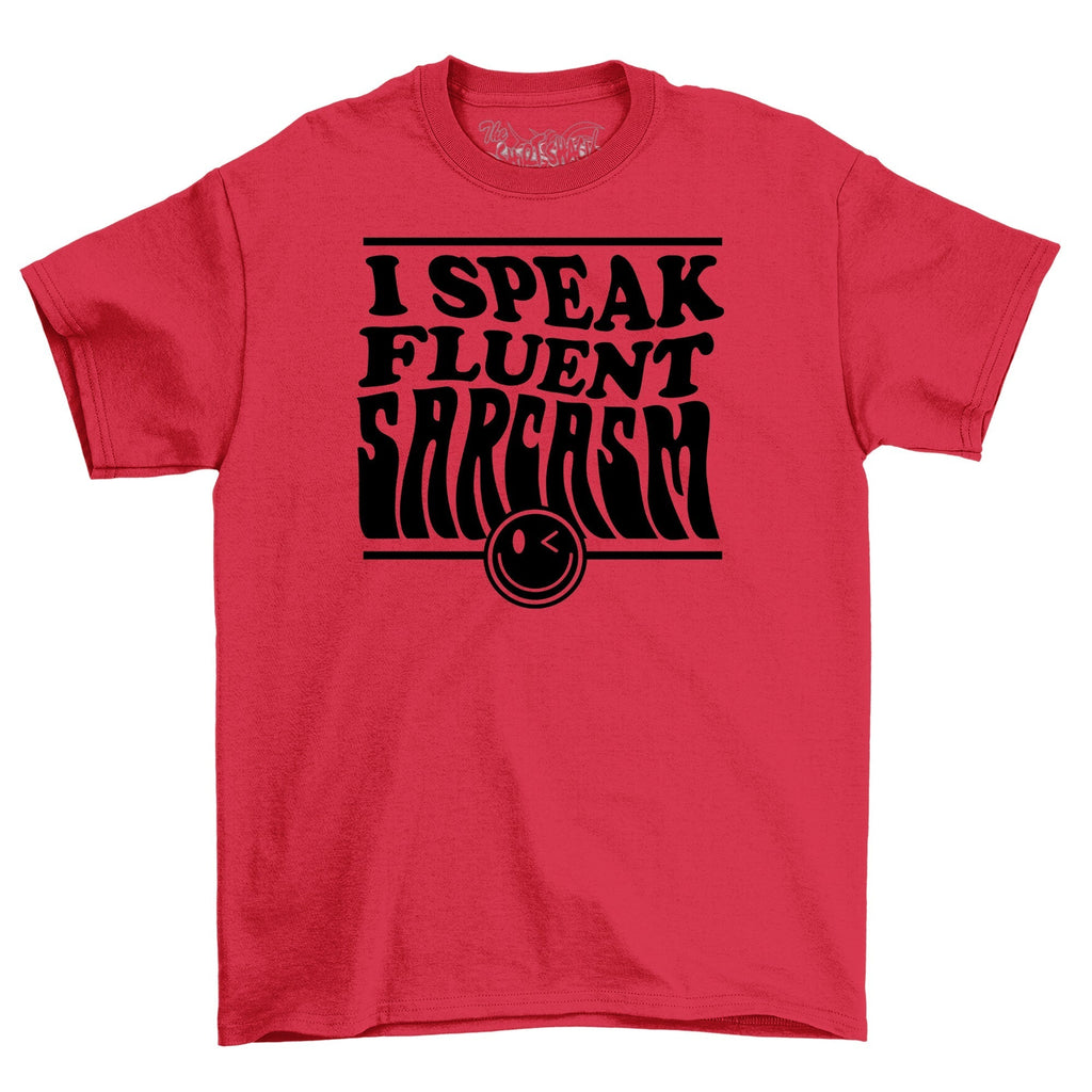 I Speak Fluent Sarcasm Tee Hoodie, Sweatshirt | PureTeeCo.com (Image 4)