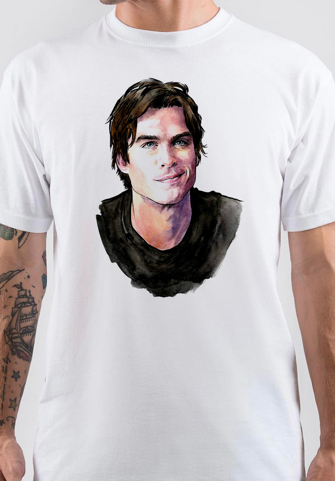 Ian Somerhalder Art T-Shirt Style002 Hoodie, Sweatshirt | PureTeeCo.com