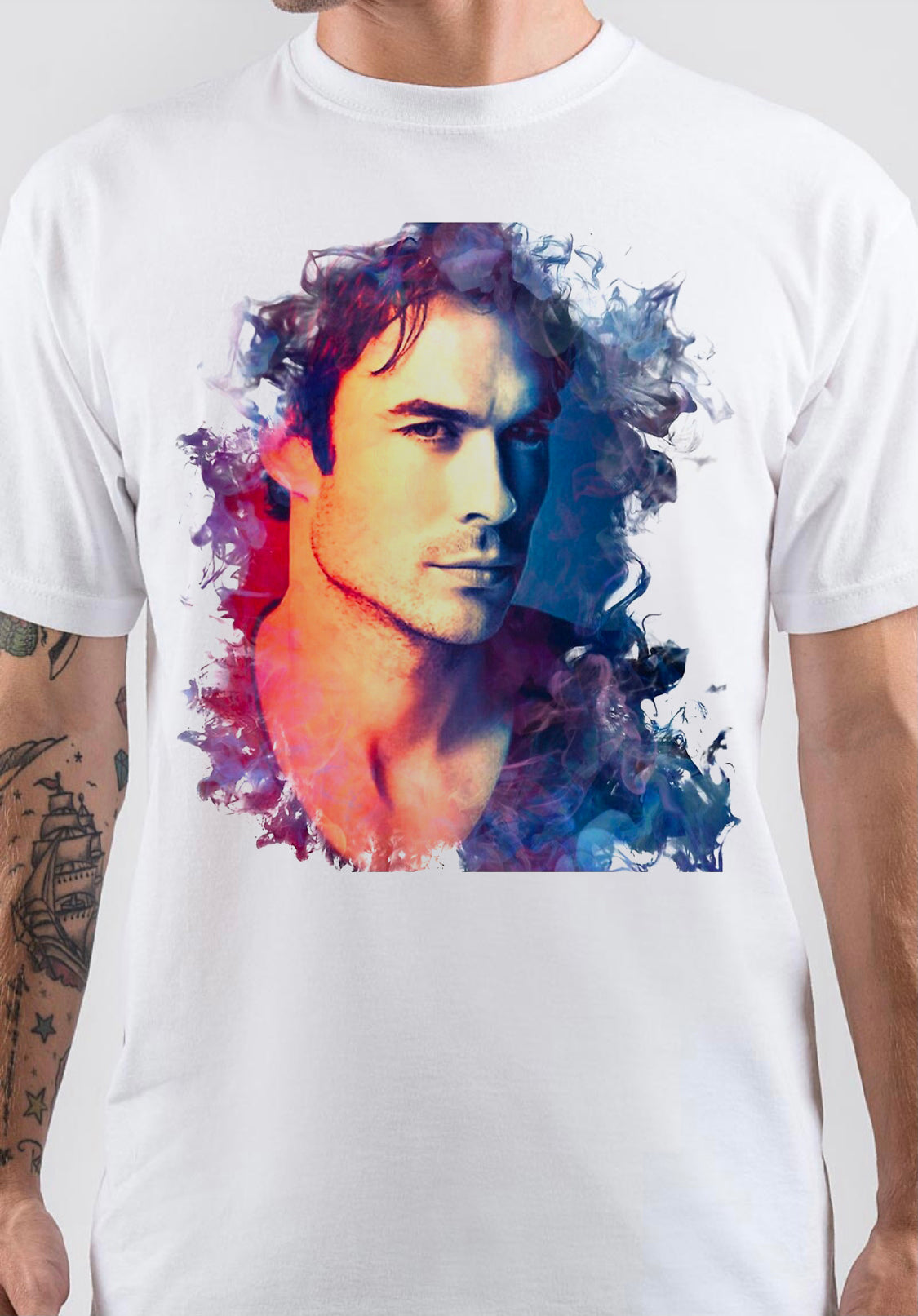 Ian Somerhalder Artwork T-Shirt Hoodie, Sweatshirt | PureTeeCo.com