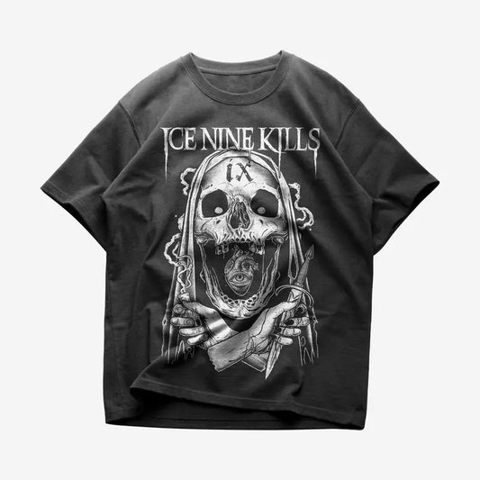 Ice Nine Kills T-Shirt - Soft Cotton Fabric - Horror-Inspired - Must-Have for Metal Fans - Limited Edition