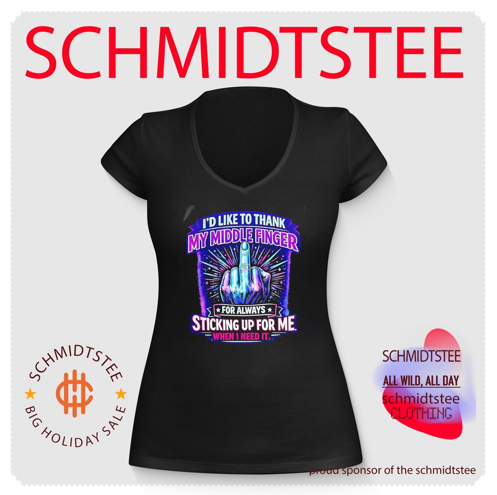 I’d like to thank my middle finger for always sticking up for me when i need it shirt