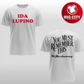 Ida Lupino 10 Year Anniversary Two Sided Shirt