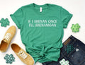 If I shenan once I'll shenanigan, If I shenan once shirt, funny st. patrick's day shirt, sarcastic st patricks day tee...