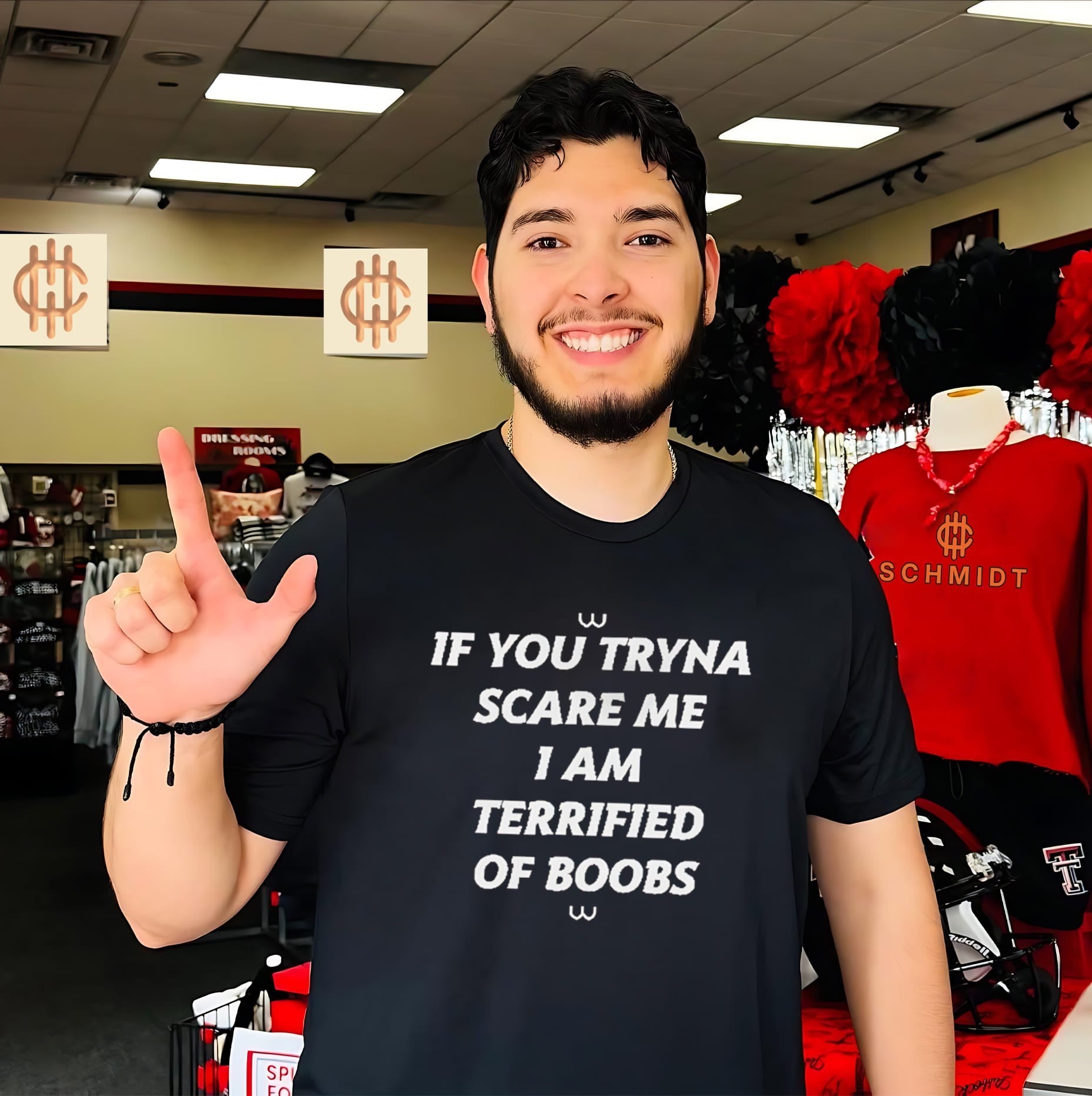 If You Tryna Scare Me I Am Terrified Of Boobs Shirt
