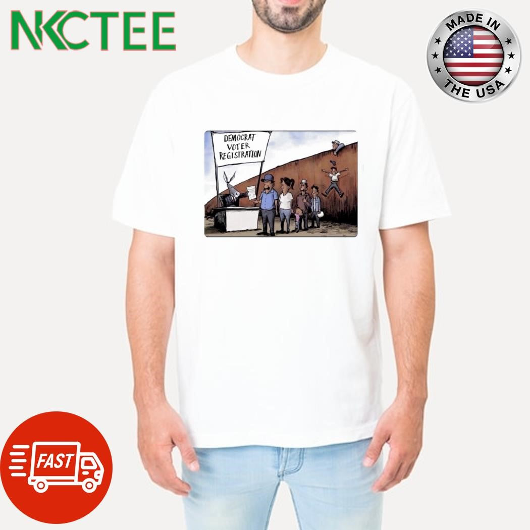 Illegal Immigrants Vote for Democratic Party donkey shirt