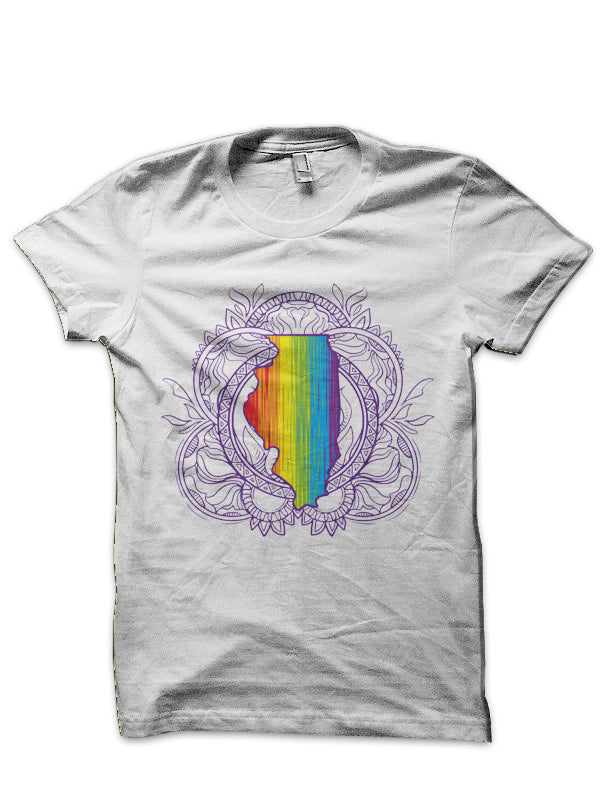 Illinois Mandala Pride T-Shirt Hoodie, Sweatshirt | PureTeeCo.com