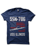 SSN-786 USS Illinois T-Shirt T-Shirt Hoodie, Sweatshirt | PureTeeCo.com