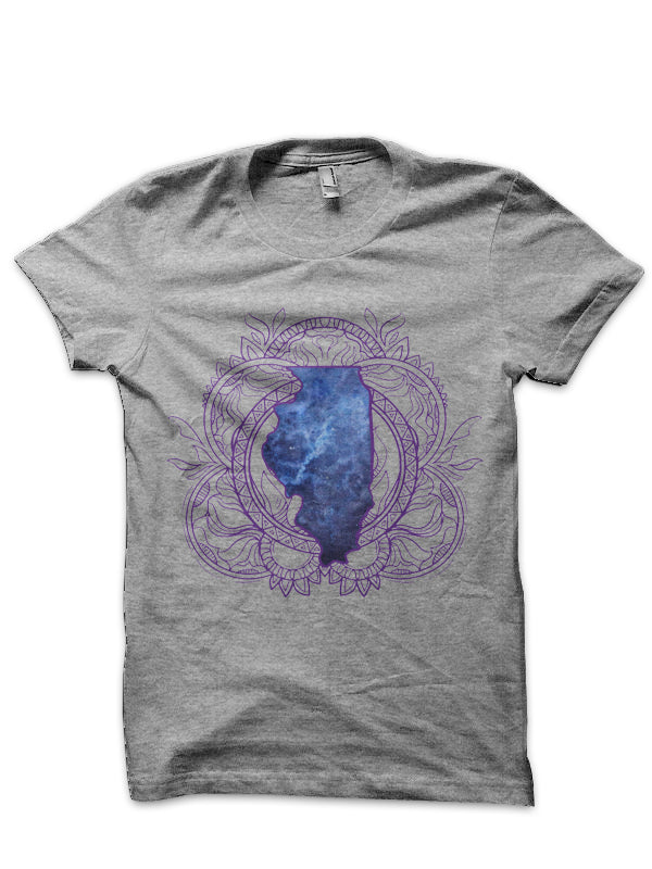Illinois Mandala T-Shirt Hoodie, Sweatshirt | PureTeeCo.com