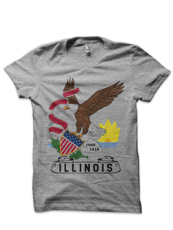 SEAL OF ILLINOIS T-Shirt Hoodie, Sweatshirt | PureTeeCo.com