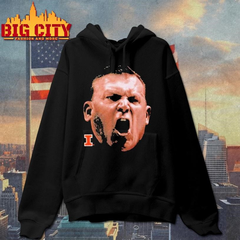 Illinois Bret Bielema Big Face Shirt
