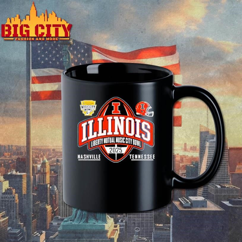 Illinois Fighting Illini football 2025 Music City Bowl shirt