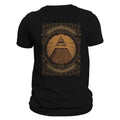 Illuminati Pyramid Engraved Style Graphic T-Shirt Casual Crewneck Hoodie, Sweatshirt | PureTeeCo.com