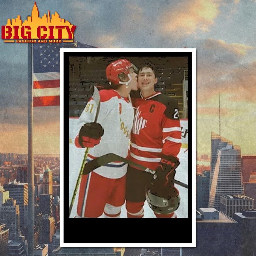Ilya Rozanov Licks Shane Hollander Face Photo Shirt