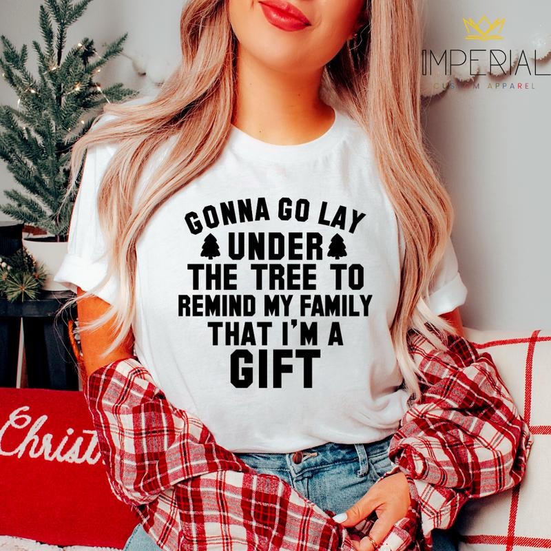 Im The Gift T-Shirt, Funny Christmas Sweatshirt, Xmas Sweatshirt, Cute Christmas Sweatshirt, Christmas Hot Chocolate Sweatshirt, Christmas Traditions Sweatshirt