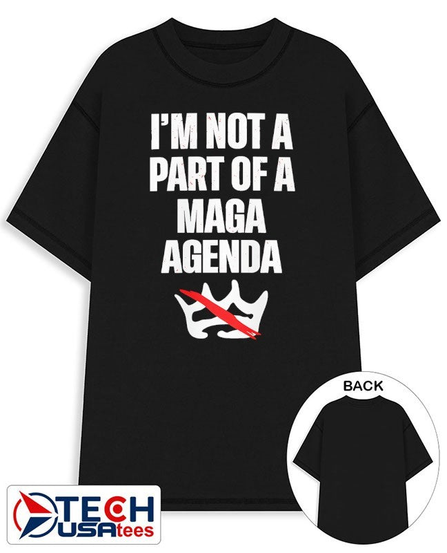 I’m not a part of a MAGA agenda no King shirt