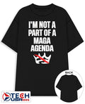 I’m not a part of a MAGA agenda no King shirt