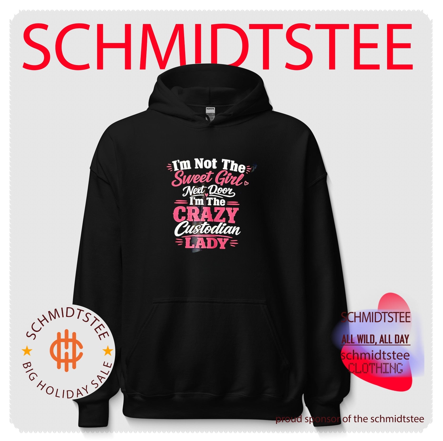 I’m not the sweet girl next door I’m the crazy custodian lady shirt