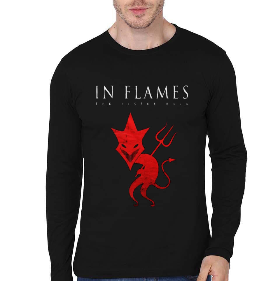 In Flames Full Sleeve T-Shirt Hoodie, Sweatshirt | PureTeeCo.com