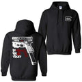 In GLock We Trust Hoodie , Glock Hoodie,  Design Glock Bone Hand Double Sided - Men's & Women's Classic Fit Long Sleeve...