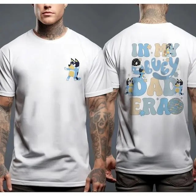 In My Bluey Dad Era Shirt | Bluey Bandit Dad Shirt | Bluey Dad Shirt | Bluey Bingo Family Tee | Cool Dad Club Shirt Bluey...