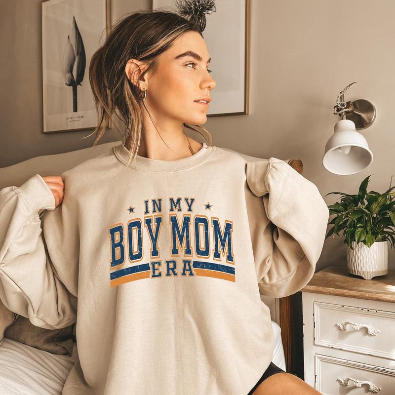 In My Boy Mom Era Sweatshirt, Boy Mama Tshirt, Boy Mom Club, Boy Mom  sweater Hoodie | PureTeeCo.com