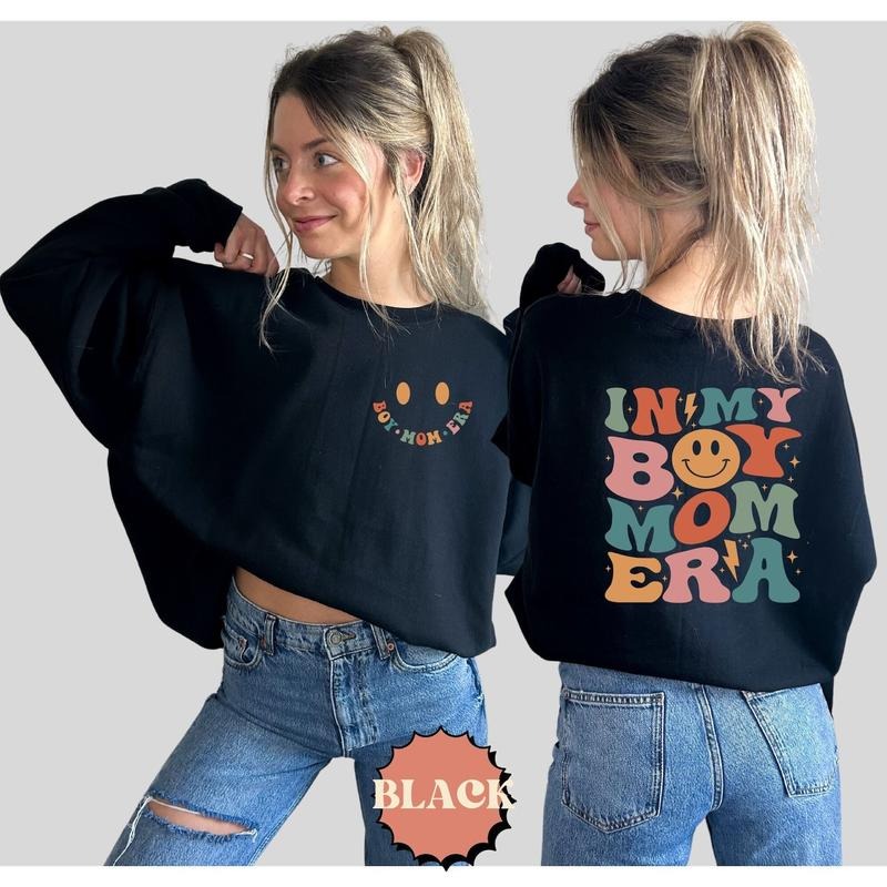 In My Boy Mom Era Sweatshirt, Boy Mom Hoodie, Boy Mom Club Shirt, Expecting Mom Sweater, New Mom Sweatshirt, Cool Moms...