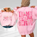 In My Clara Era Nutcracker Sweater, Pink Holiday Shirt, Christmas Tee - Fabric, Pullover Hoodie, Sweatshirt | PureTeeCo.com