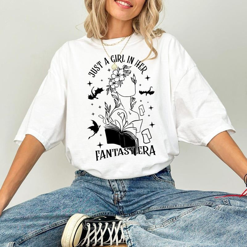 In My Fantasy Era Sweatshirt, Romantasy Smut Reader Art, YA Fantasy Book Clipart, Bookish Sublimation Quote, Digital...