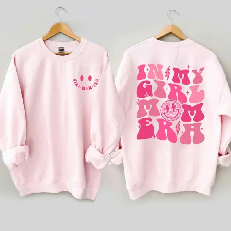In My Girl Mom Era Sweatshirt, Groovy Mom Shirt, Mama Sweatshirt, Mother's Day Shirt, Girl Mom Sweatshirt, Mom Era Shirt,...