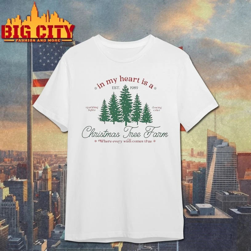 In My Heart Is a Christmas Tree Farm EST 1989 shirt