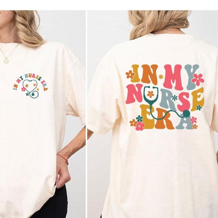 In My Nurse Era Shirt, Comfort Color Nurse Shirt, Custom Nurse Gift, Cool Nurse, Nurse Graduation Gift, Gift For Nurse,...