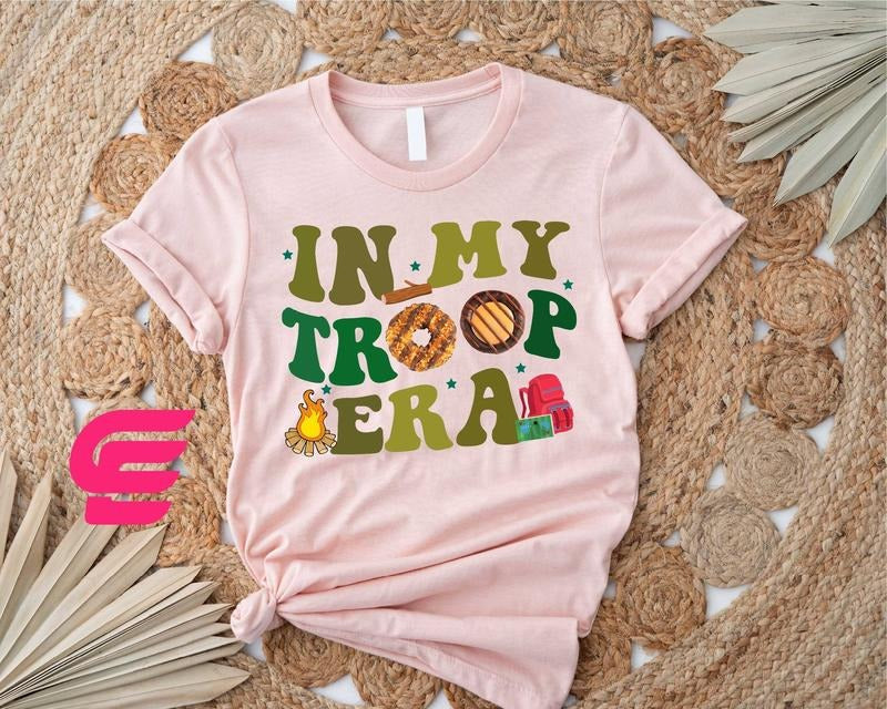 In My Troop Era Shirt Camping Shirt Cookie Dealer Shirt Scout Leader Gift Scout Team Shirt Hoodie, Sweatshirt | PureTeeCo.com