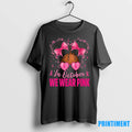 In October We Wear Pink Afro Girls Toddler Breast Cancer Tshirts Sweater