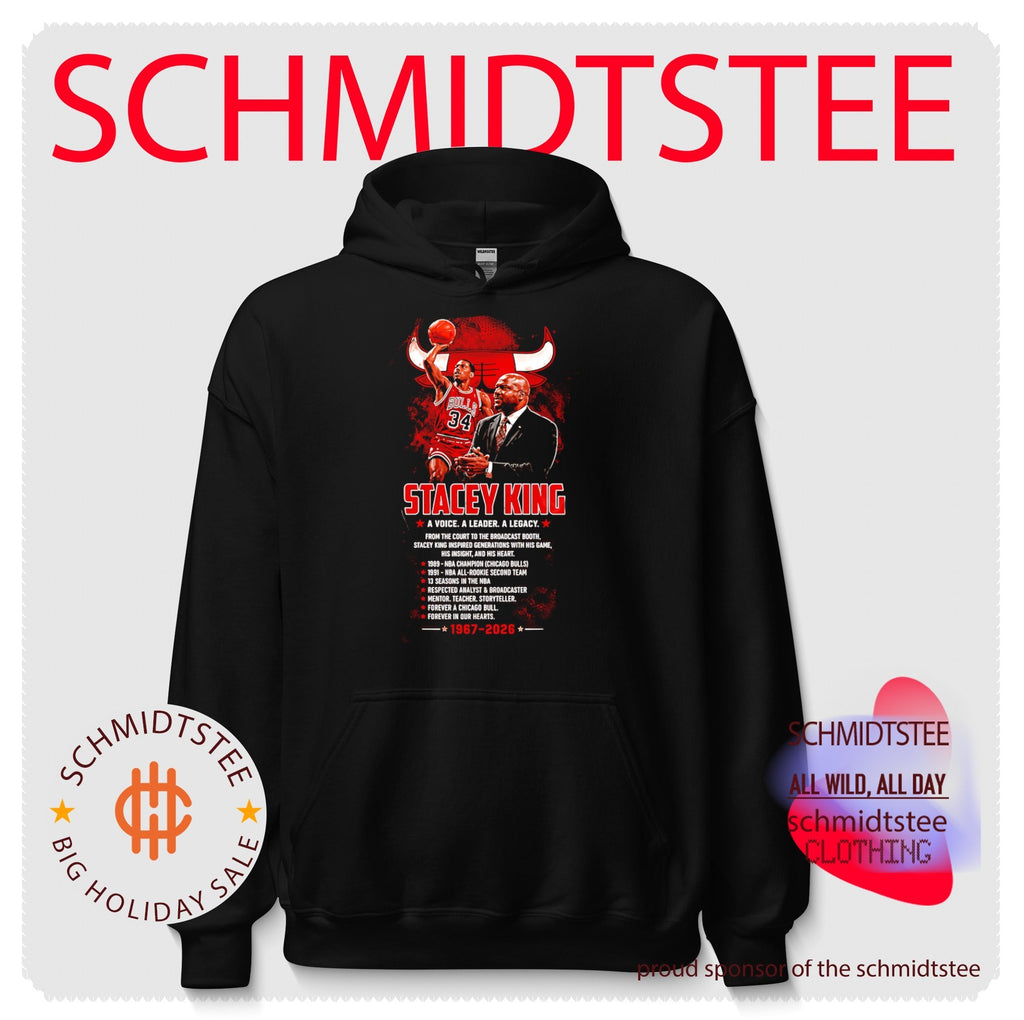 In memory of Stacey King 1967 2026 Chicago Bulls a voice a leader a legacy shirt
