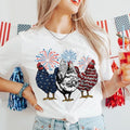Independence Day, Patriotic USA Chicken, Retro American 4th Of July, Patriotic, Retro American Hoodie, T-shirt and...