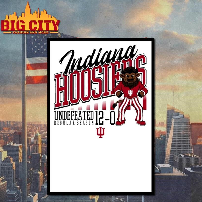 Indiana Football Undefeated Season 2025 shirt