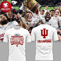 Indiana Football We are Champions 2025 Two Sided Shirt