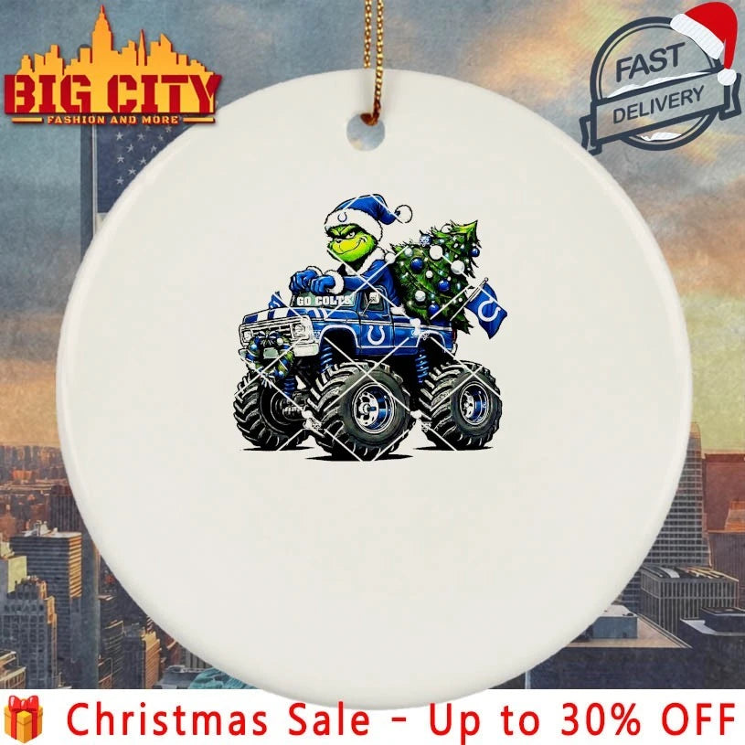 Indianapolis Colts Grinch Christmas Monster Truck shirt