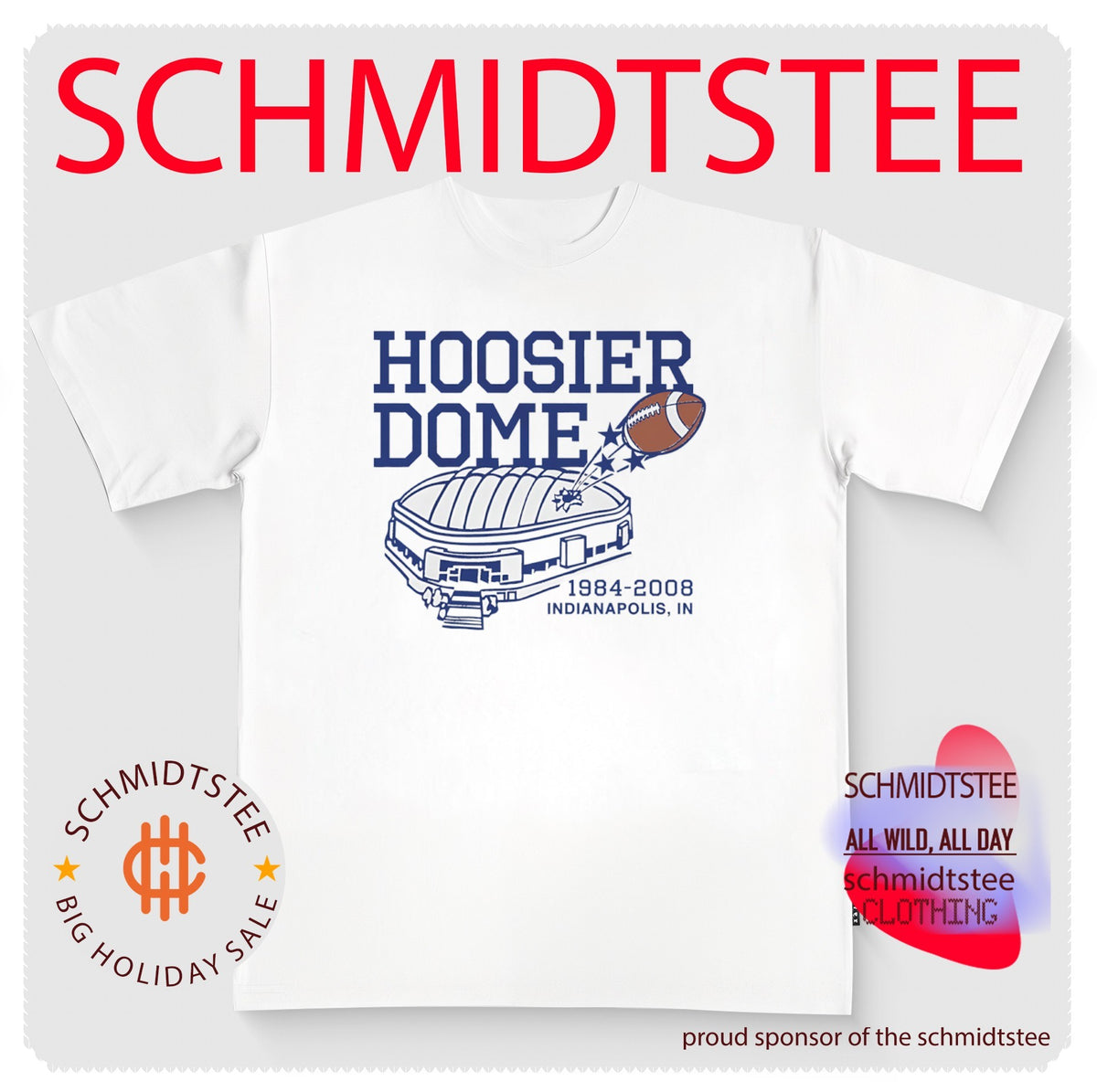 Indianapolis Colts Hoosier Dome 1984 2008 Indianapolis Stadium shirt