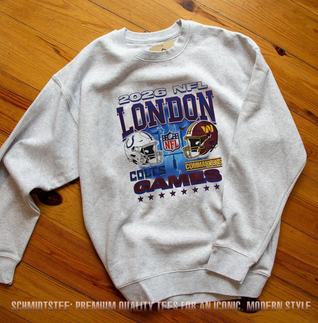 Indianapolis Colts Vs Washington Commanders 2026 Game London Helmet Shirt