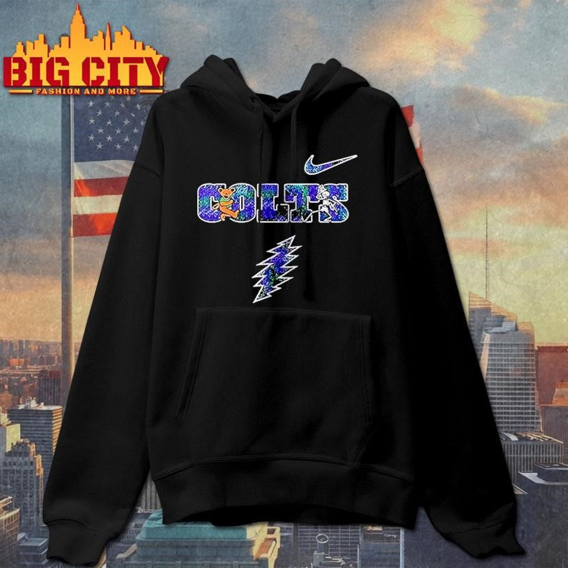 Indianapolis Colts X Grateful Dead Logo Parody Shirt