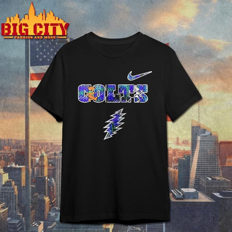 Indianapolis Colts X Grateful Dead Logo Parody Shirt