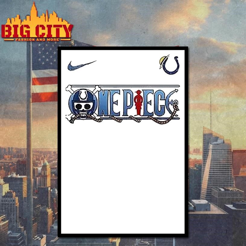 Indianapolis Colts X Wanted Monkey D Luffy Dead Or Alive Shirt