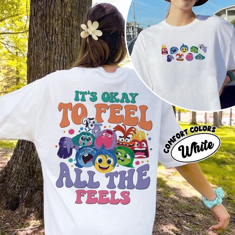 Inside Out It's Okay To Feel All The Feels Shirt Hoodie, Sweatshirt | PureTeeCo.com
