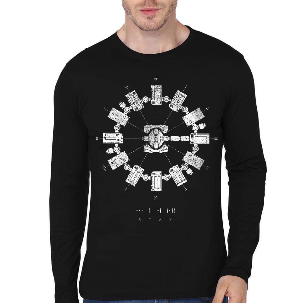 Interstellar Stay Full Sleeve T-Shirt Hoodie, Sweatshirt | PureTeeCo.com
